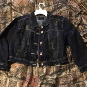 Distressed Jean Jacket